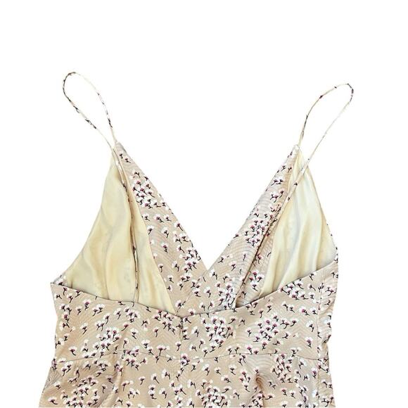 ACLER Women’s Vales Pink Floral Ditsy Blossum Handkerchief Hem Midi Dress Sz 10 - Picture 8 of 13